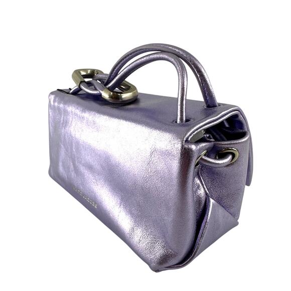 Marc Jacobs Lilac The Metallic Mini Dual Bag - Picture 9 of 11